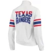 Texas-Rangers-G-III-4Her-by-Carl-Banks-White-Game-Full-Zip-Track-Varsity-Jacket-leather moto 2