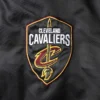 The Champ Starter Cleveland Cavaliers Full Black Satin Varsity Jacket - Image 3