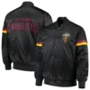 The Champ Starter Cleveland Cavaliers Full Black Satin Varsity Jacket - Image 4