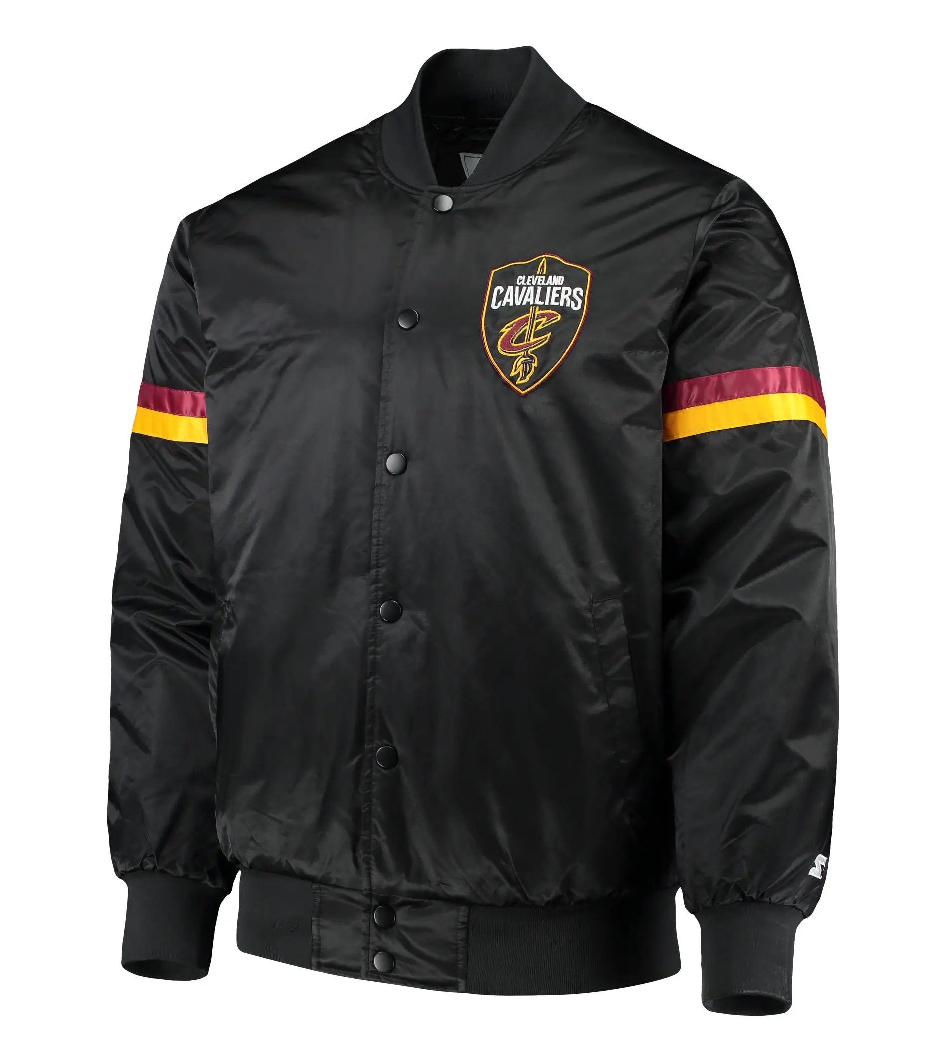 The-Champ-Starter-Cleveland-Cavaliers-Black-Satin-Varsity-Jacket-LeatherMoto