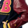 Chicago Bulls Color Pack Jacket - Embroidered Chest Features - Image 4
