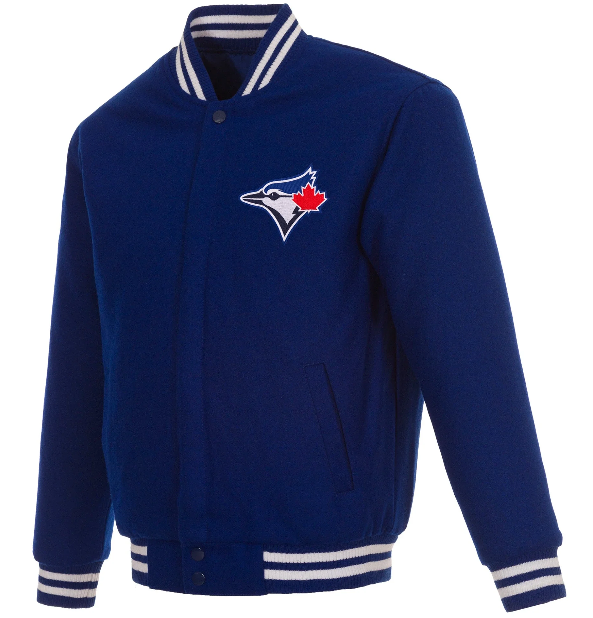 Toronto-Blue-Jays-Baseball-Team-Players-Wool-Varsity-Royal-Jacket-LEATHER MOTO 1