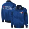 Toronto-Blue-Jays-Classic-Ribbed-Full-Zip-Satin-Varsity-Jacket-LEATHE RMOTO 3