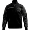 Toronto Raptors Pro Standard Black & Gold Full-Zip Varsity Jacket (1)