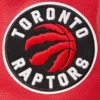 Toronto Raptors Retro Classic Cream & Red Wool & Leather Varsity Jacket (6)