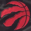 Toronto Raptors Starter 75th Anniversary Leader Red & Black Color Block Satin Varsity Jacket (3)