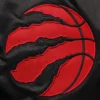 Toronto Raptors Starter Black The Diamond Classic Full-Snap Black Satin Varsity Jacket (3)
