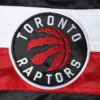 Toronto Raptors Starter The Ambassador Full-Zip Black Satin Varsity Jacket (3)