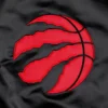 Toronto Raptors Starter Warmup Pitch Full-Snap White & Black Satin Varsity Jacket (6)