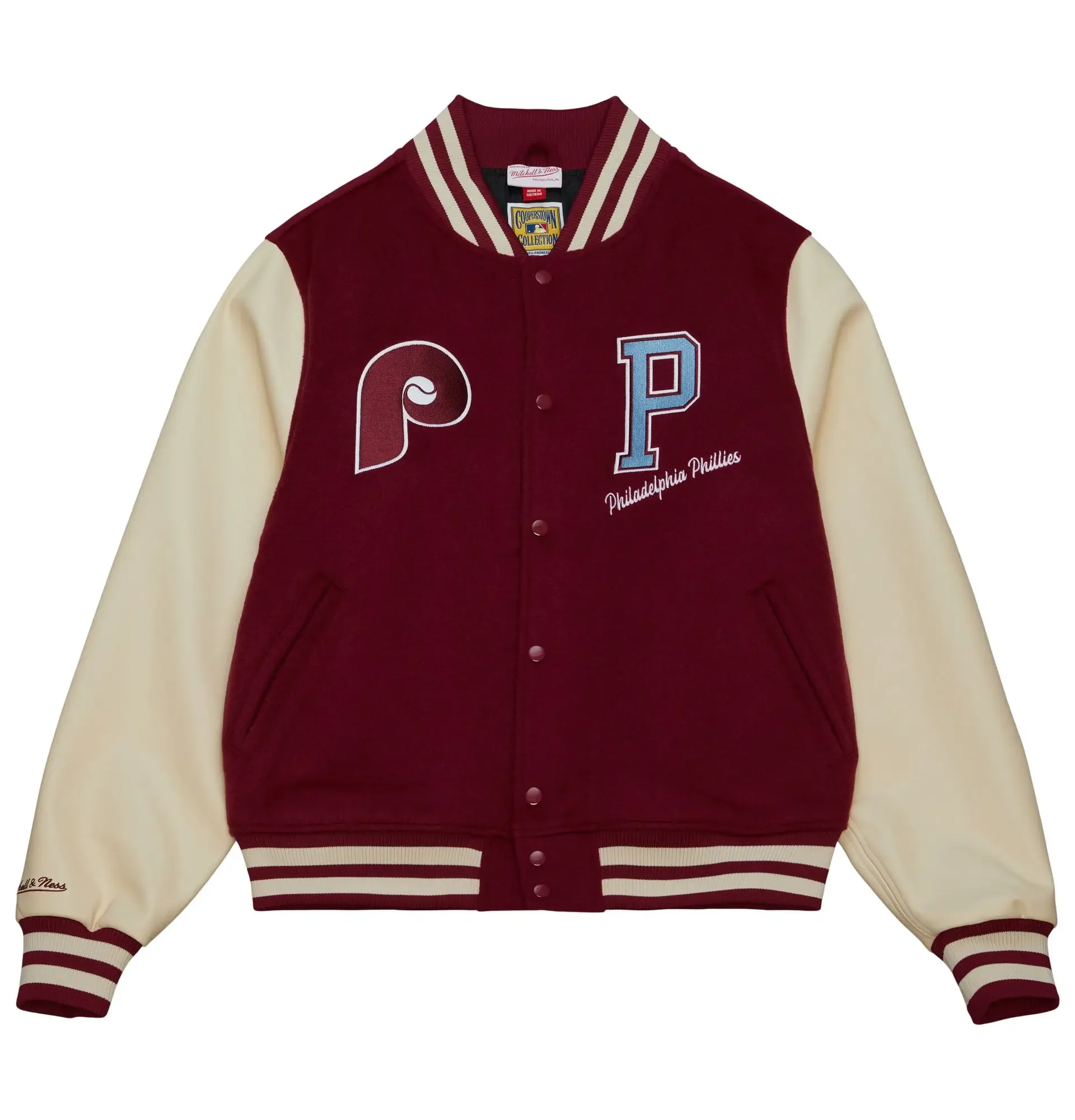 Unisex-Varsity-Jacket-Philadelphia-Phillies-LEATHER MOTO 1
