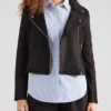 Urban Breeze Women's Black Between-Season Jacket (4)