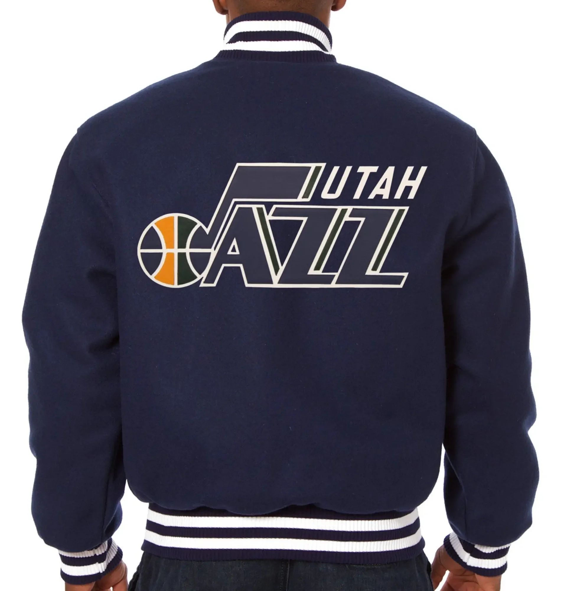 Utah-Jazz-Navy-Wool-Varsity-Jacket-Button-Zipper-Closure-LeatherMoto