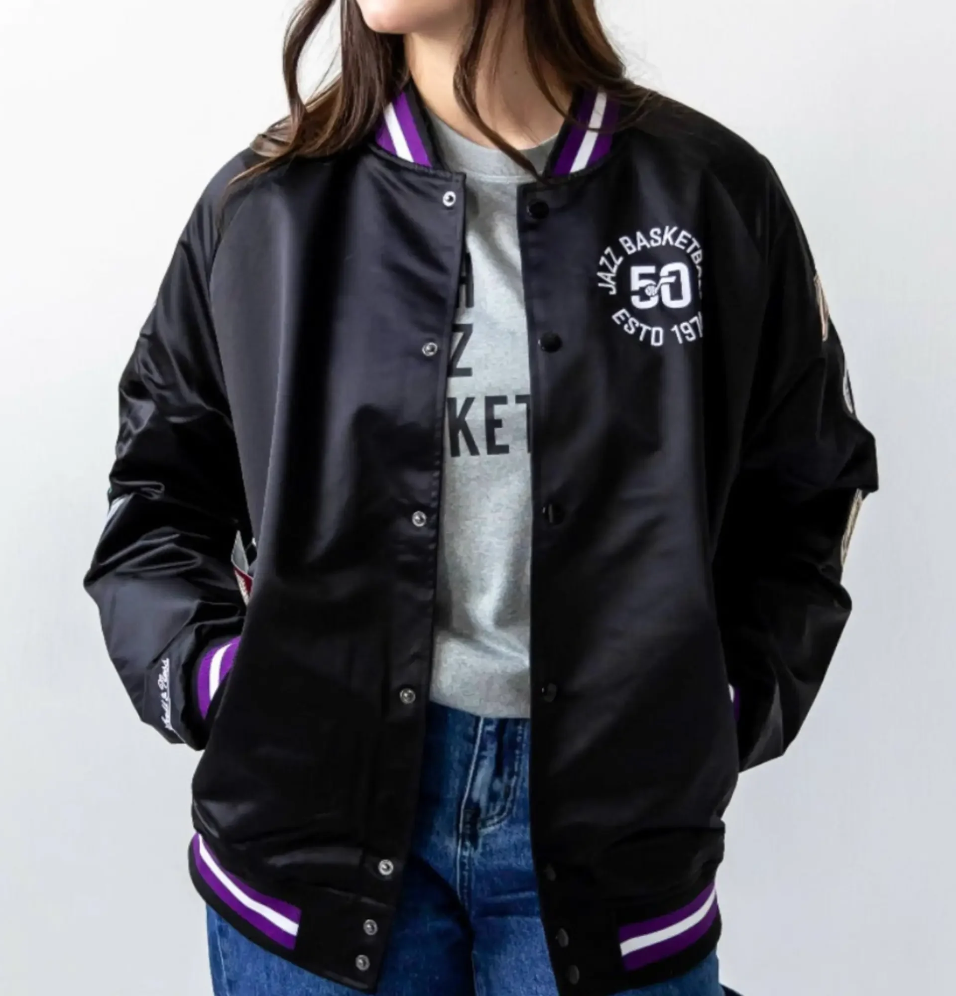 Utah-Jazz-Origins-Black-Varsity-Satin-Jacket-LeatherMoto