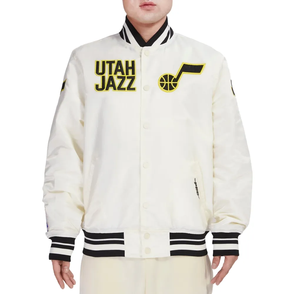 Utah-Jazz-Retro-Classic-Full-Snap-Satin-Varsity-Jacket-Cream-1