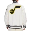Utah-Jazz-Retro-Classic-Full-Snap-Satin-Varsity-Jacket-Cream-4