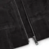Vintage Charm Women's Suede Bomber Jacket (3)