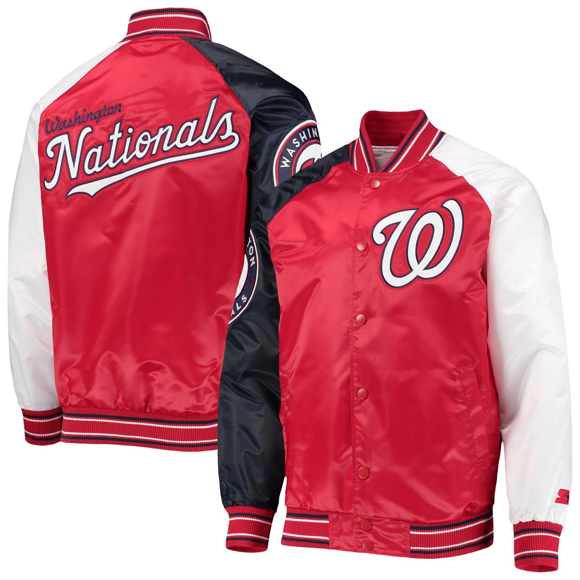 Washington-Nationals-Starter-Reliever-Full-Snap-Satin-Varsity-Jacket-3-1