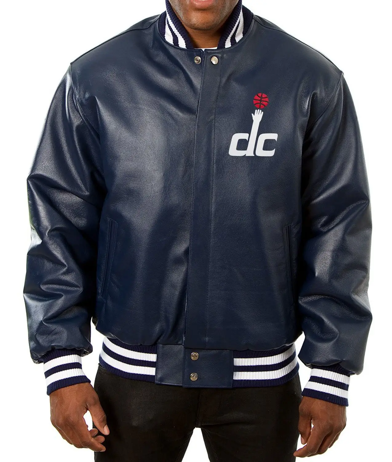 Washington-Wizards-Navy-Blue-Leather-Varsity-Jacket-LeatherMoto