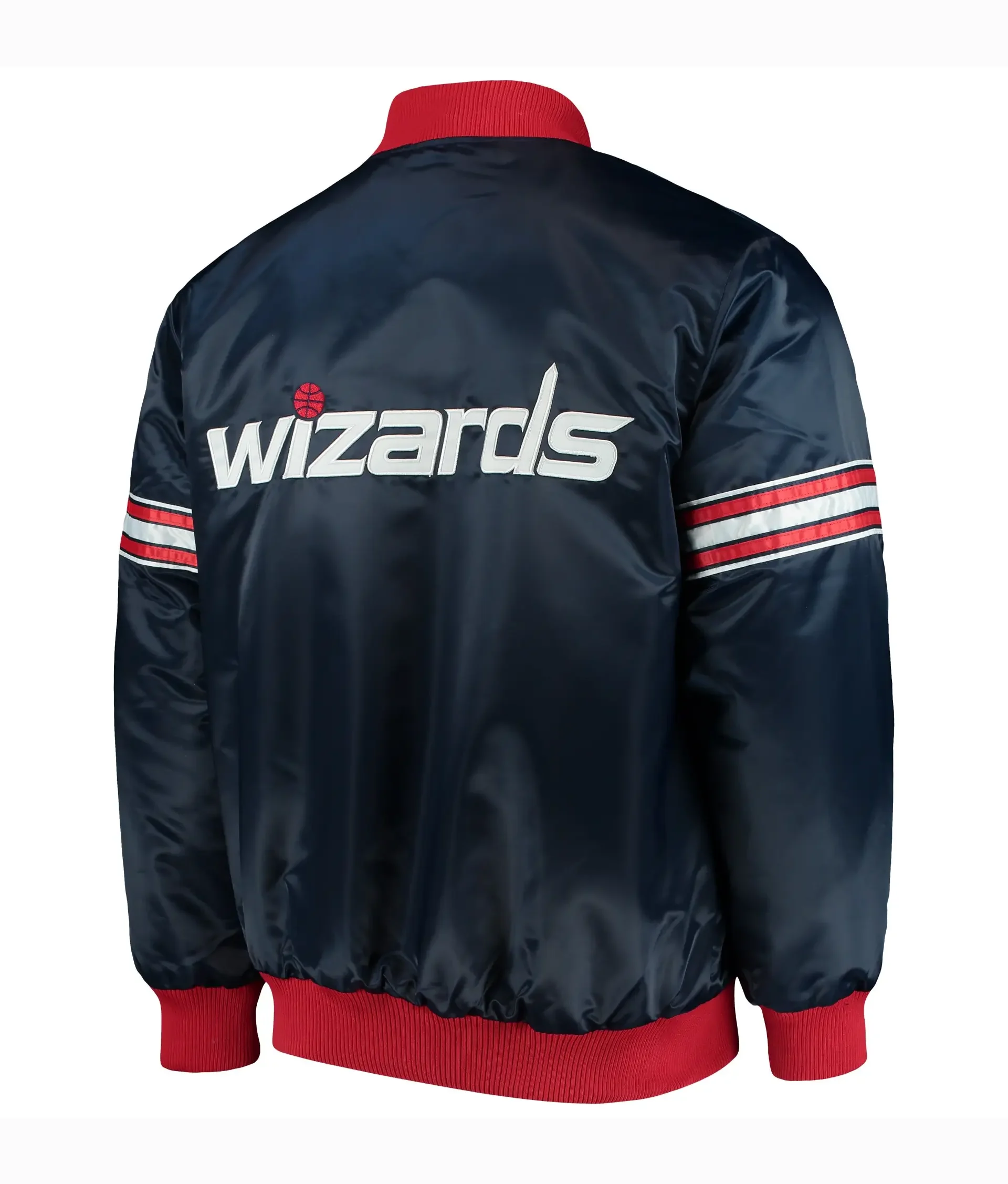 Alternative view of Washington Wizards Starter Satin Unisex Varsity Jacket