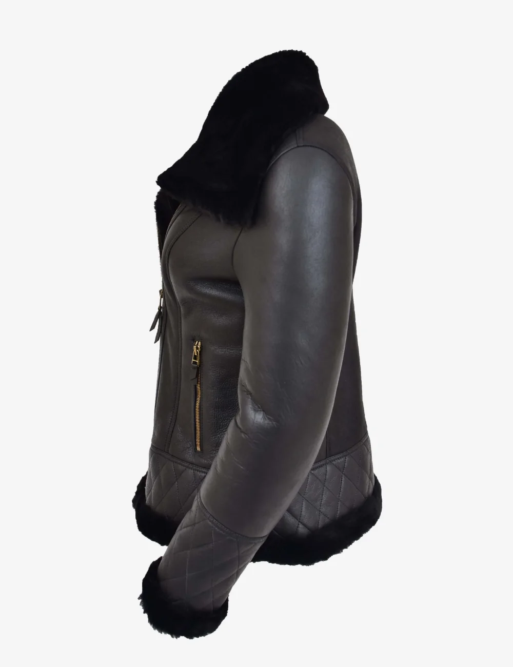 Women Shearling Jacket (44)