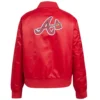 Womens-Atlanta-Braves-Baseball-Team-Players-Satin-Varsity-Red-Jacket-leather moto 2