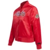 Womens-Atlanta-Braves-Baseball-Team-Players-Satin-Varsity-Red-Jacket-leather moto 3