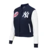Womens-New-York-Yankees-Pro-Standard-Full-Zip-Wool-Navy-White-Varsity-Jacket-leather moto 2