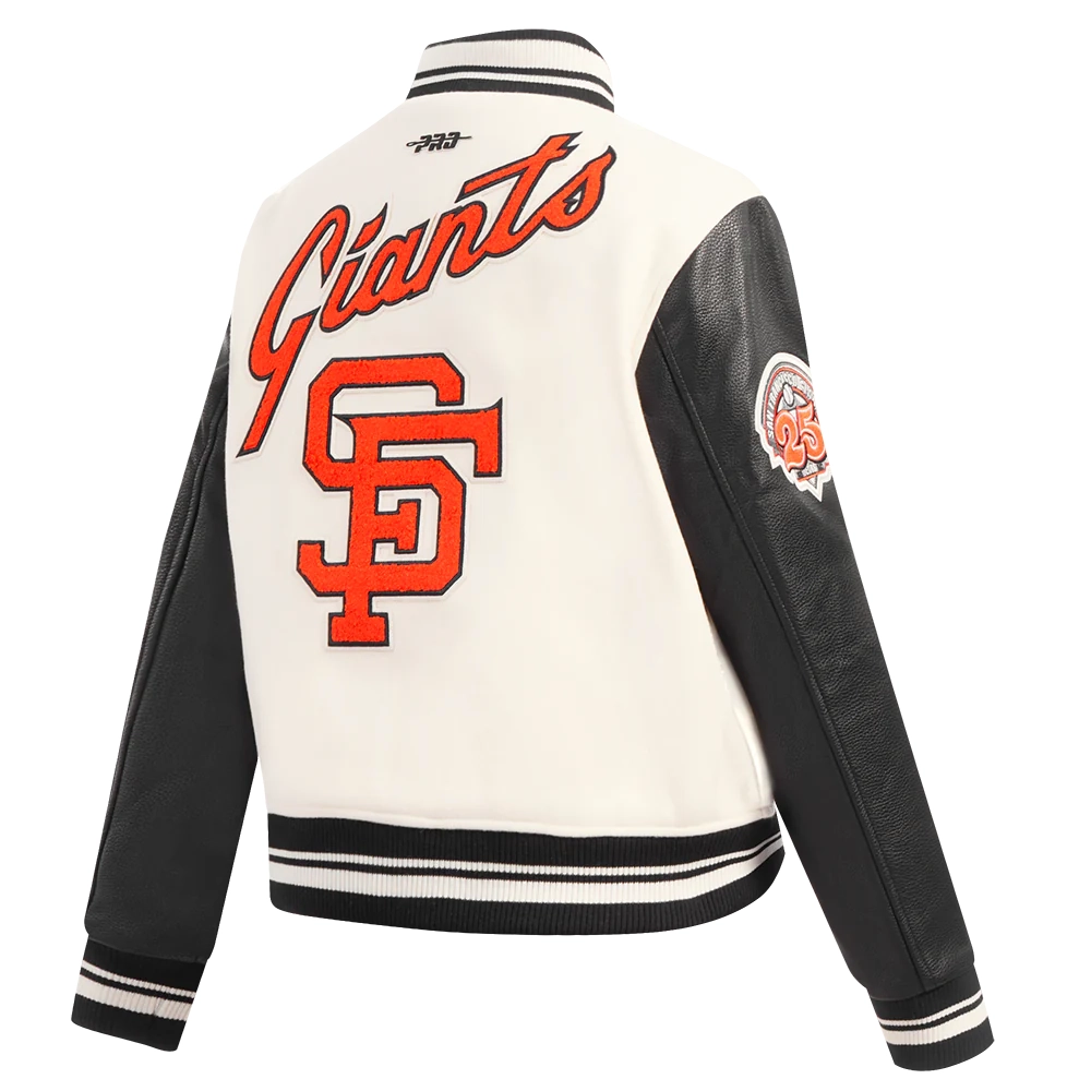 Womens-San-Francisco-Giants-Retro-Classic-White-Black-Varsity-Jacket-leather moto 3