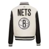 Women´s-Brooklyn-Nets-Retro-Classic-Rib-Wool-Leather-Varsity-Jacket-LeatherMoto
