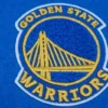 Women´s Golden State Warriors Classic Royal Blue & White Wool & Leather Varsity Jacket LeatherMoto (7)