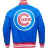 imageChicago-Cubs-Pro-Standard-Rib-Knitted-Satin-Varsity-Jacket-leather moto 2