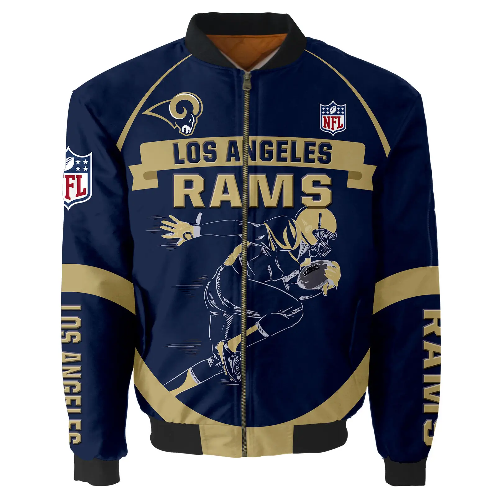 1-Los-Angeles-Rams-Graphic-Running-Varsity-Jacket-LeatherMoto
