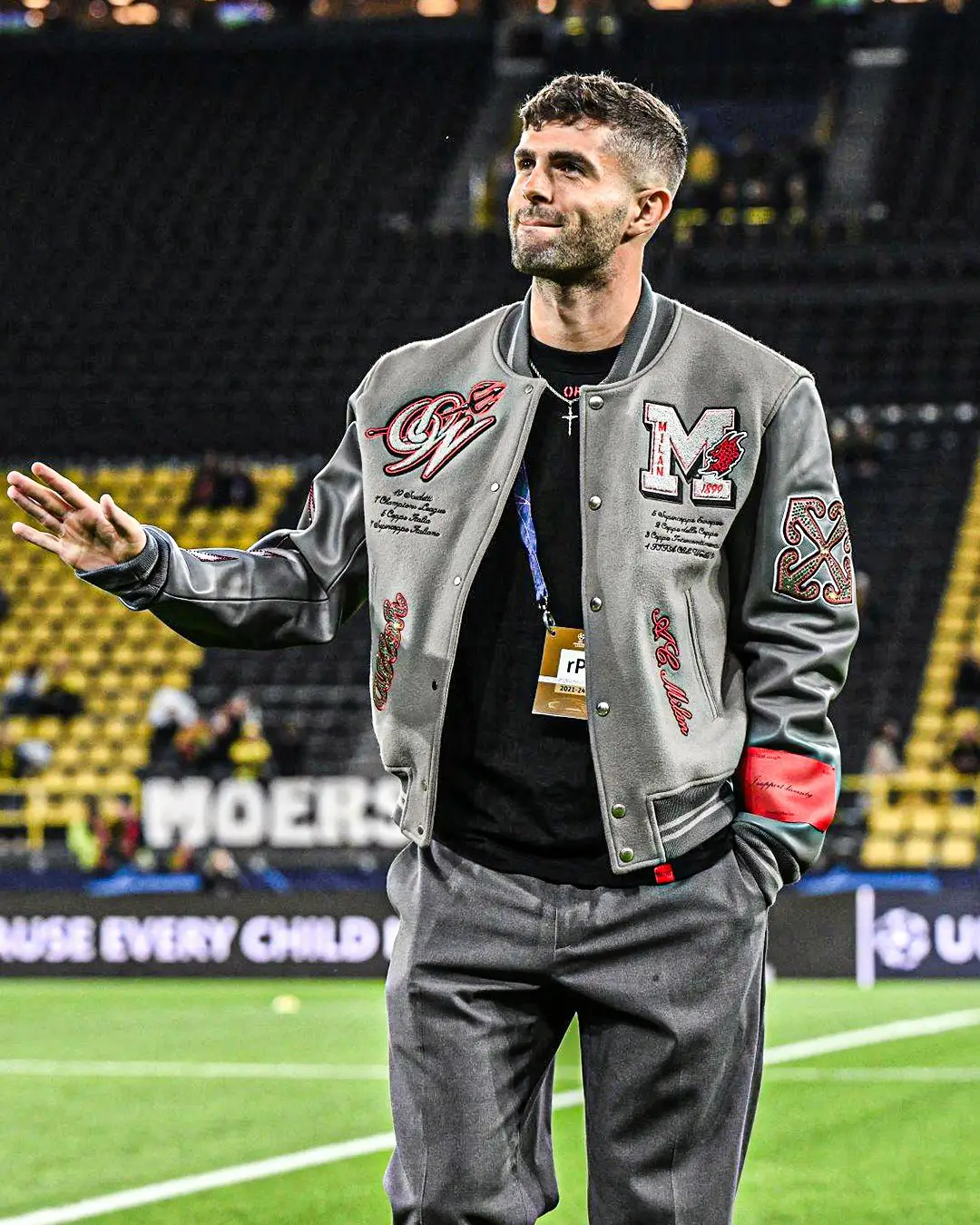 1-Off-White-Ac-Milan-Grey-Varsity-Jacket leather moto (1)