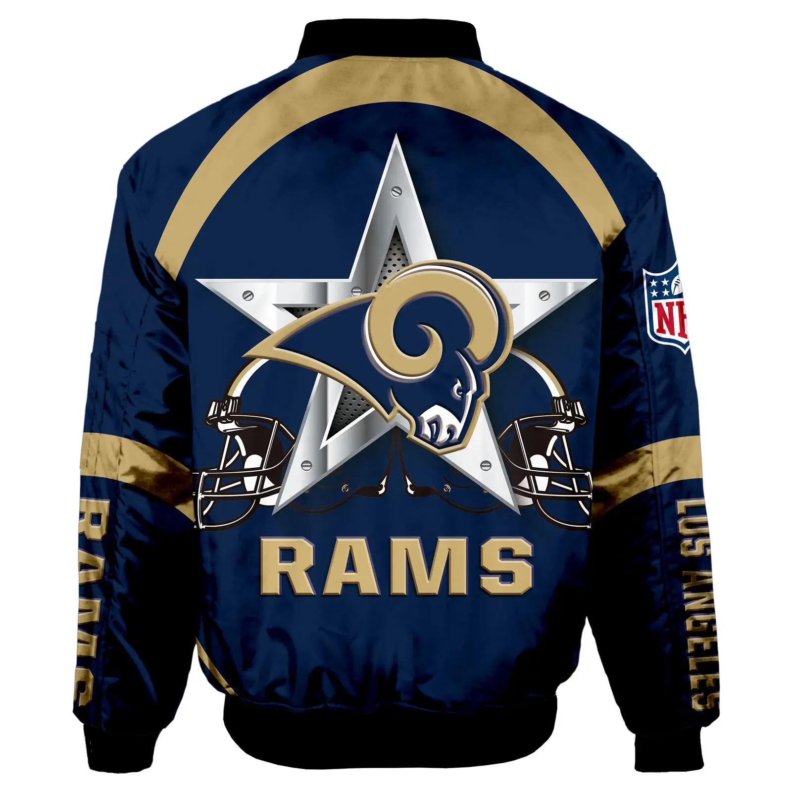 1-Los-Angeles-Rams-Graphic-Running-Varsity-Jacket-LeatherMoto