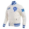 Los Angeles Rams Classic Retro Satin Varsity Jacket - Image 2