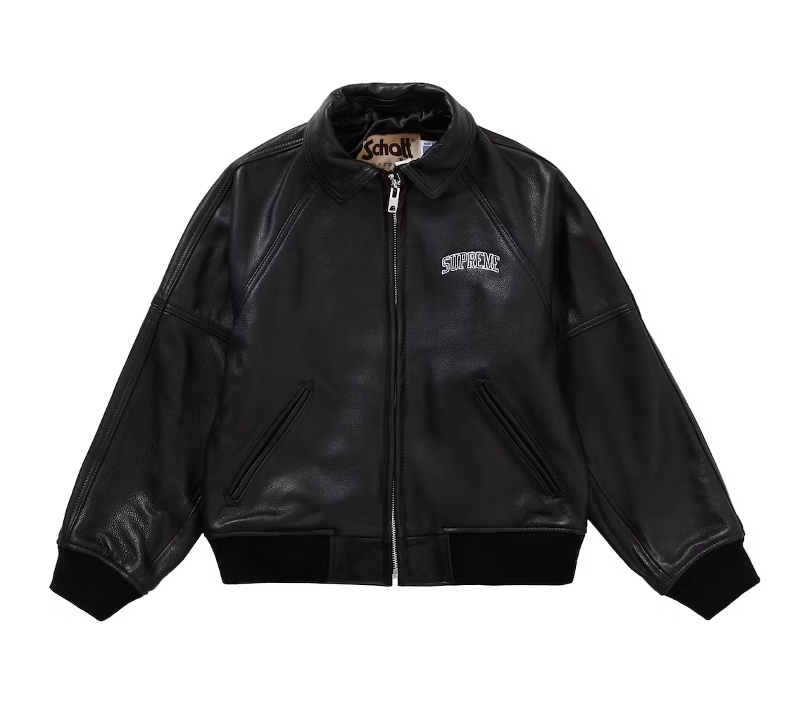 3-Supreme-AW19-Martin-Wong-Black-8-Ball-Leather-Team Jacket (3)