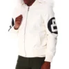 8-Ball-White-Hooded-Leather-Bomber-team Jacket