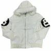 8-Ball-White-Leather-Bomber-Team Jacket 1