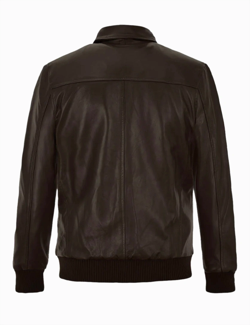 Aaron Brown Men’s Leather Bomber Jacket (3)