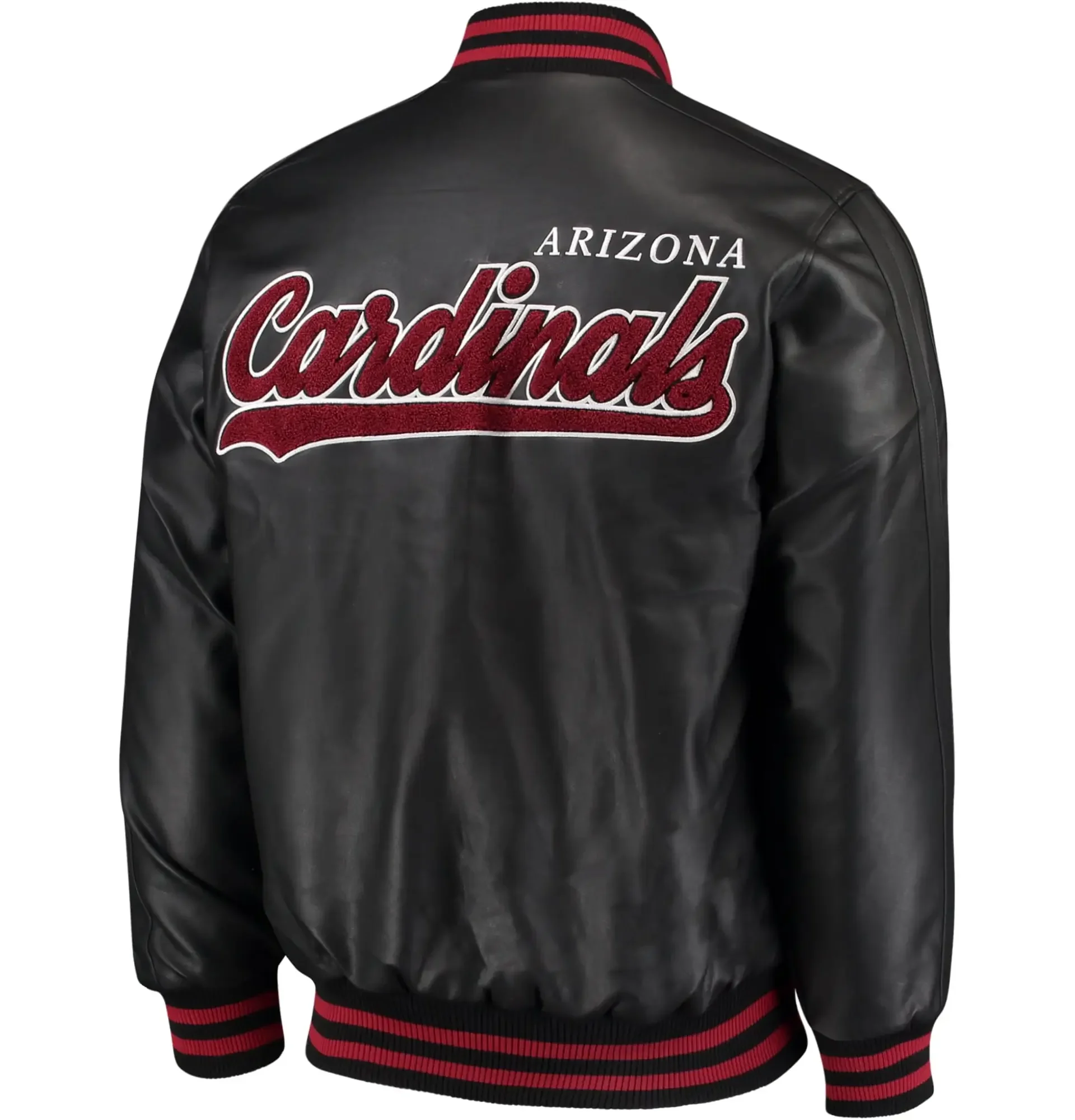 Arizona-Cardinals-G-III-Sports-by-Carl-Banks-Black-Leather-Varsity-Jacket-LeatherMoto