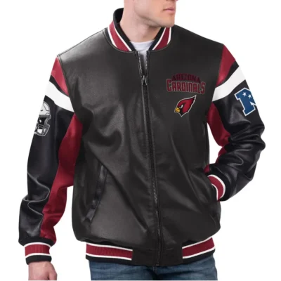 Arizona-Cardinals-G-lll-Cardinals-Faux-Leather-Varsity-Zipper-Jacket-LeatherMoto