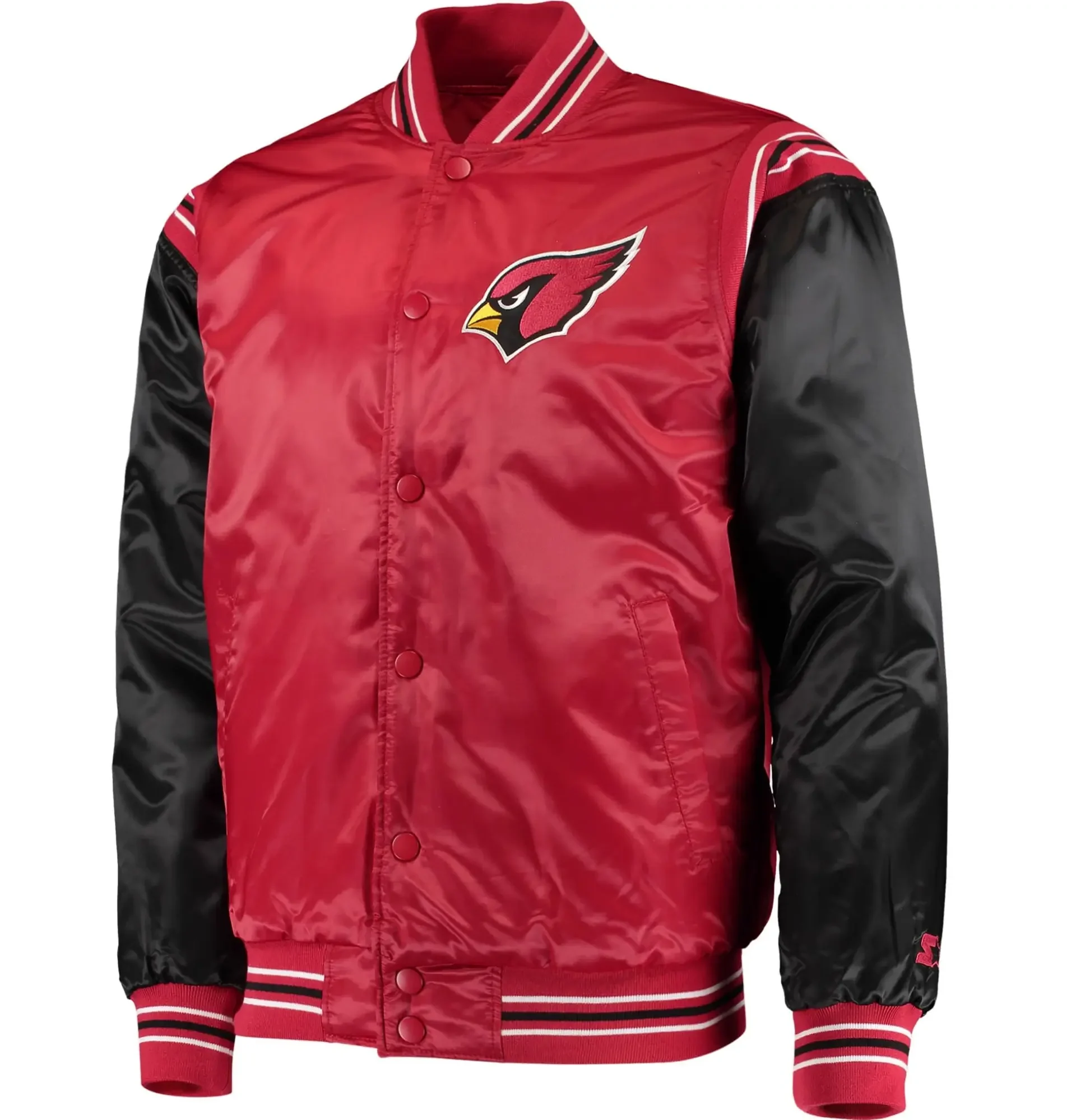 Arizona-Cardinals-Starter-Cardinal-Enforcer-Satin-Varsity-Full-Snap-Varsity-Jacket-LeatherMoto