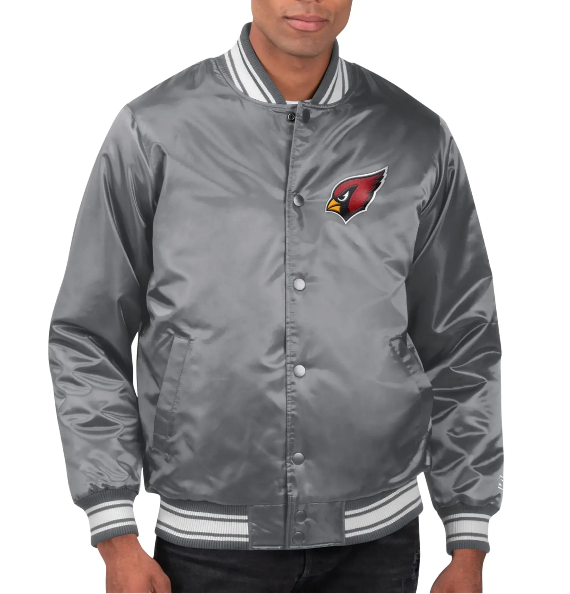 Arizona-Cardinals-Starter-Locker-Room-Satin-Varsity-Gray-Jacket-LeatherMoto