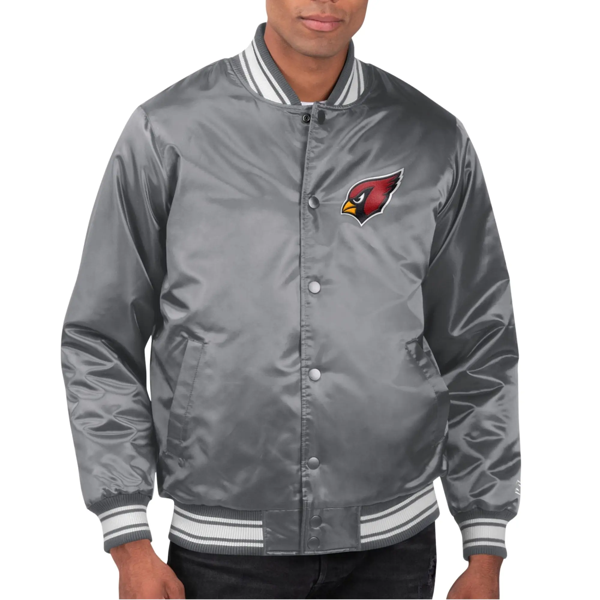 Arizona-Cardinals-Starter-Locker-Room-Satin-Varsity-Gray-Jacket-LeatherMoto