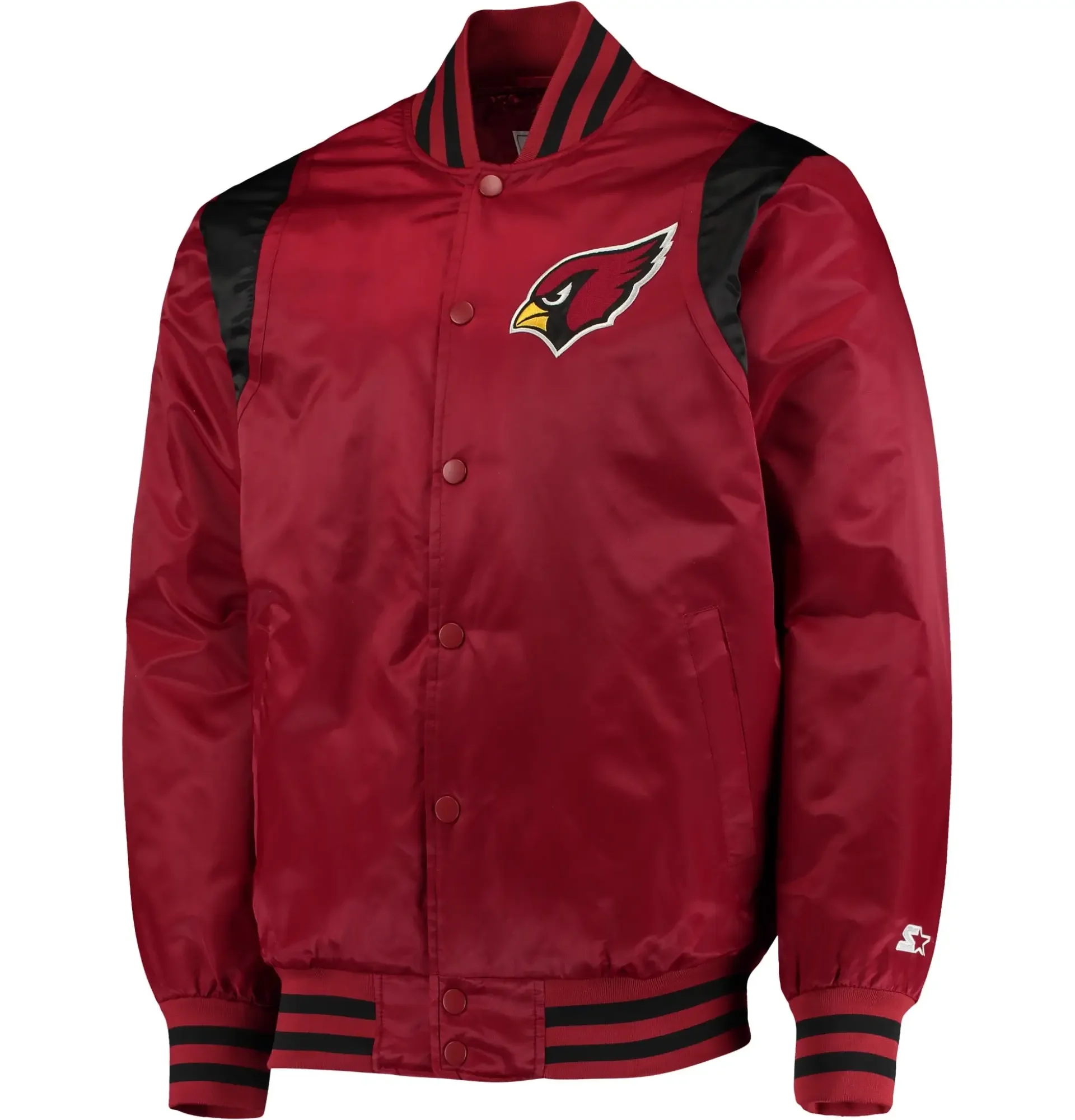 Arizona-Cardinals-Starter-Prime-Time-Twill-Full-Snap-Satin-Varsity-Jacket-LeatherMoto