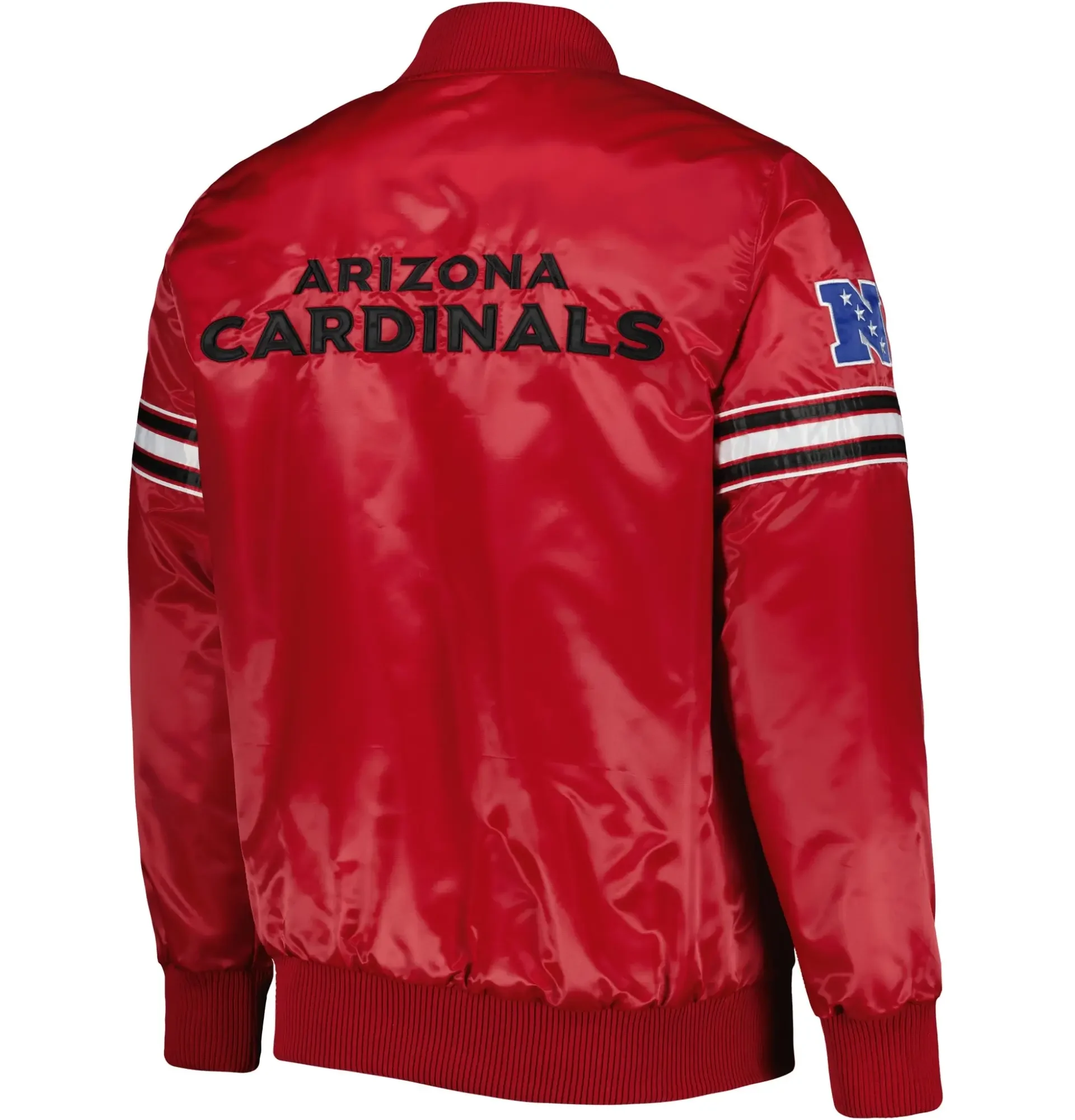 Arizona-Cardinals-Starter-The-Pick-Roll-Full-Snap-Satin-Varsity-Jacket-LeatherMoto