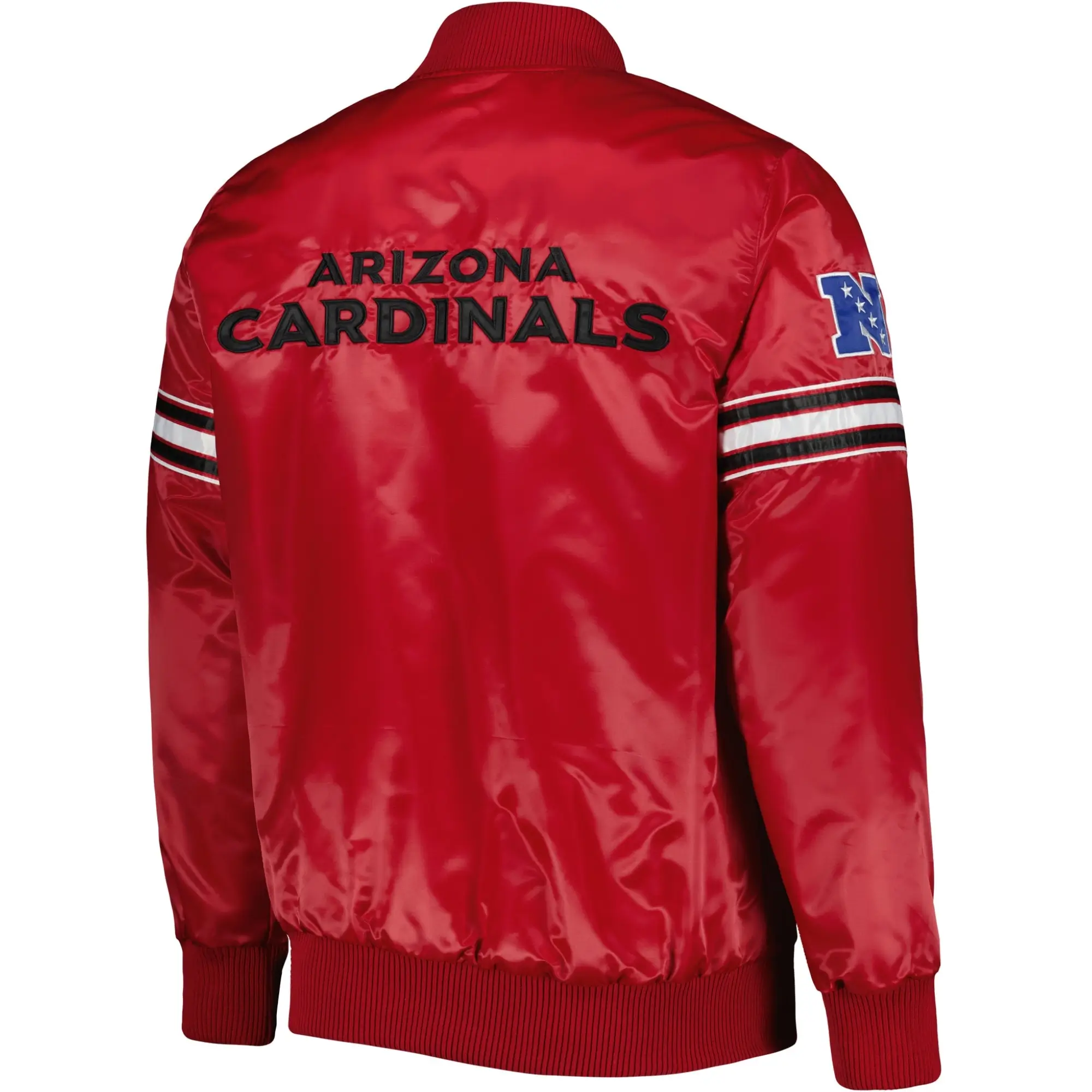 Arizona-Cardinals-Starter-The-Pick-Roll-Full-Snap-Satin-Varsity-Jacket-LeatherMoto