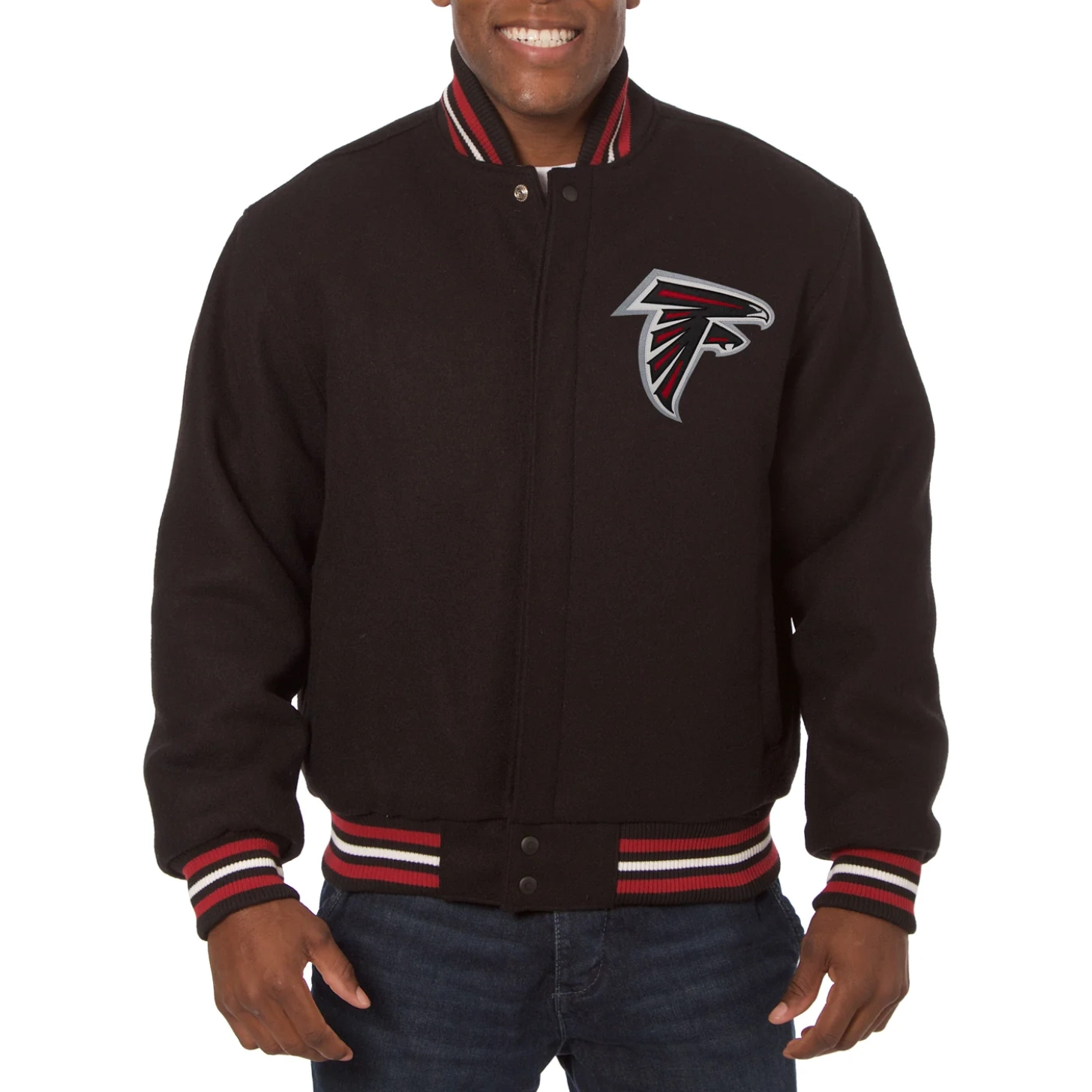 Atlanta-Falcons-Handmade-Wool-Jacket-Black-LeatherMoto