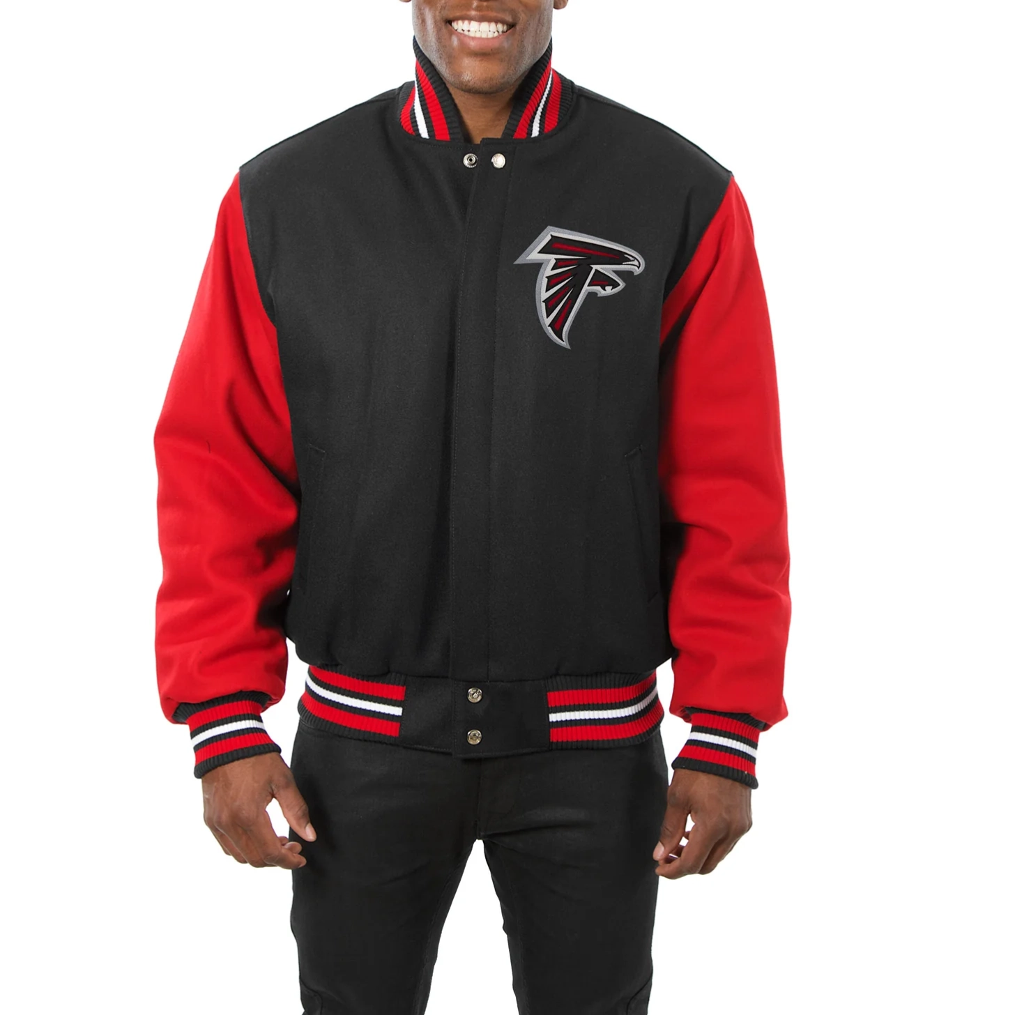 Atlanta-Falcons-Handmade-Wool-Varsity-Jacket-Black-Red-LeatherMoto