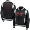 Atlanta-Falcons-Womens-Full-Zip-Bomber-Varsity-Jacket-Black-LeatherMoto